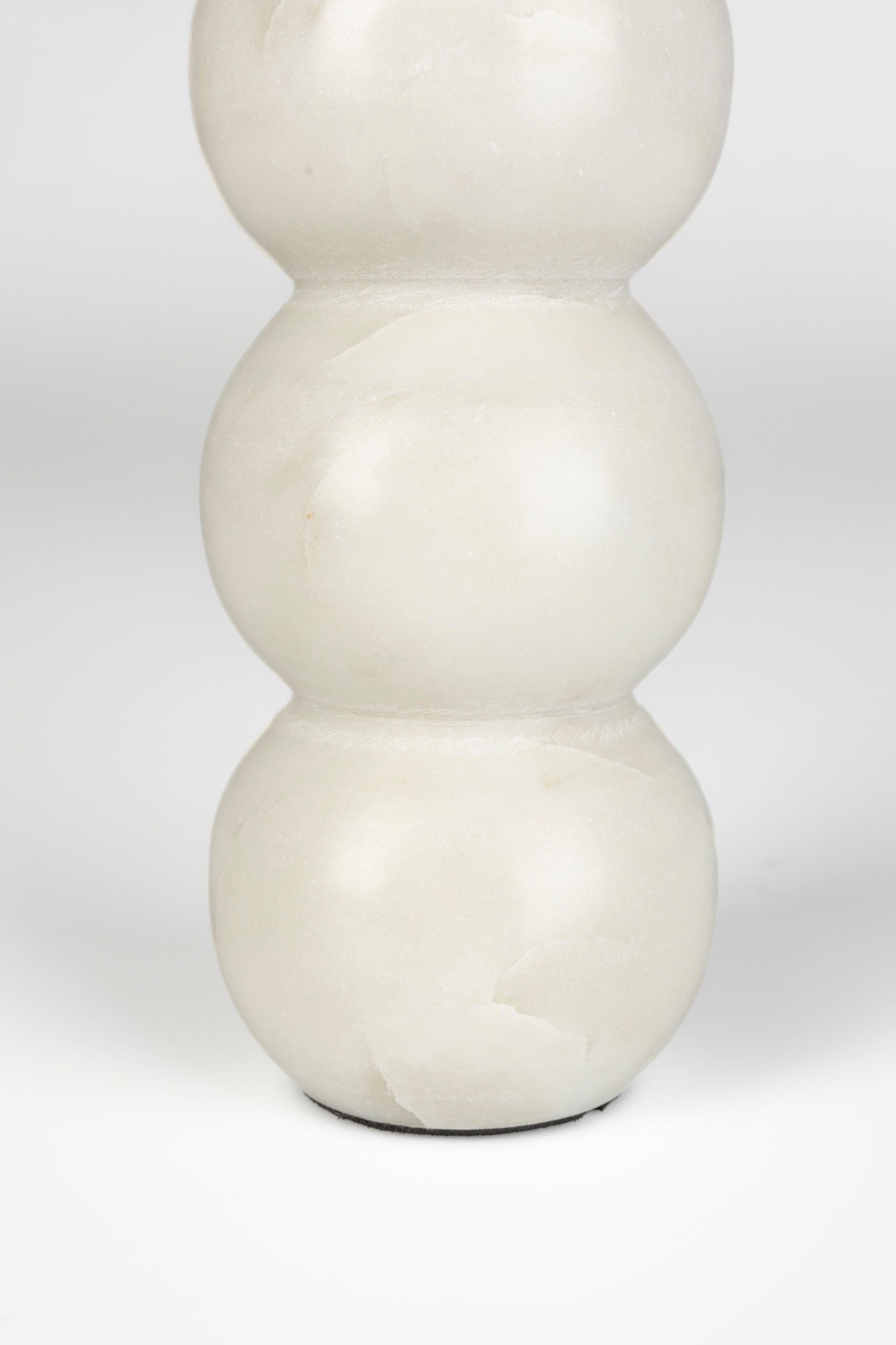 Zuiver Rome White Marble Stacked Balls Candle Holder